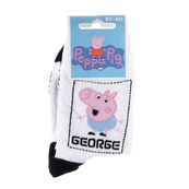 Шкарпетки PEPPA PIG GEORGE DANS CADRE білий Діт 23-26 арт 43849551-2. Зображення №2