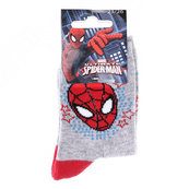 Шкарпетки SPIDER MAN TETE SPIDERMAN + ETOILES сірий Діт 19-22, арт.43890147-3. Зображення №2