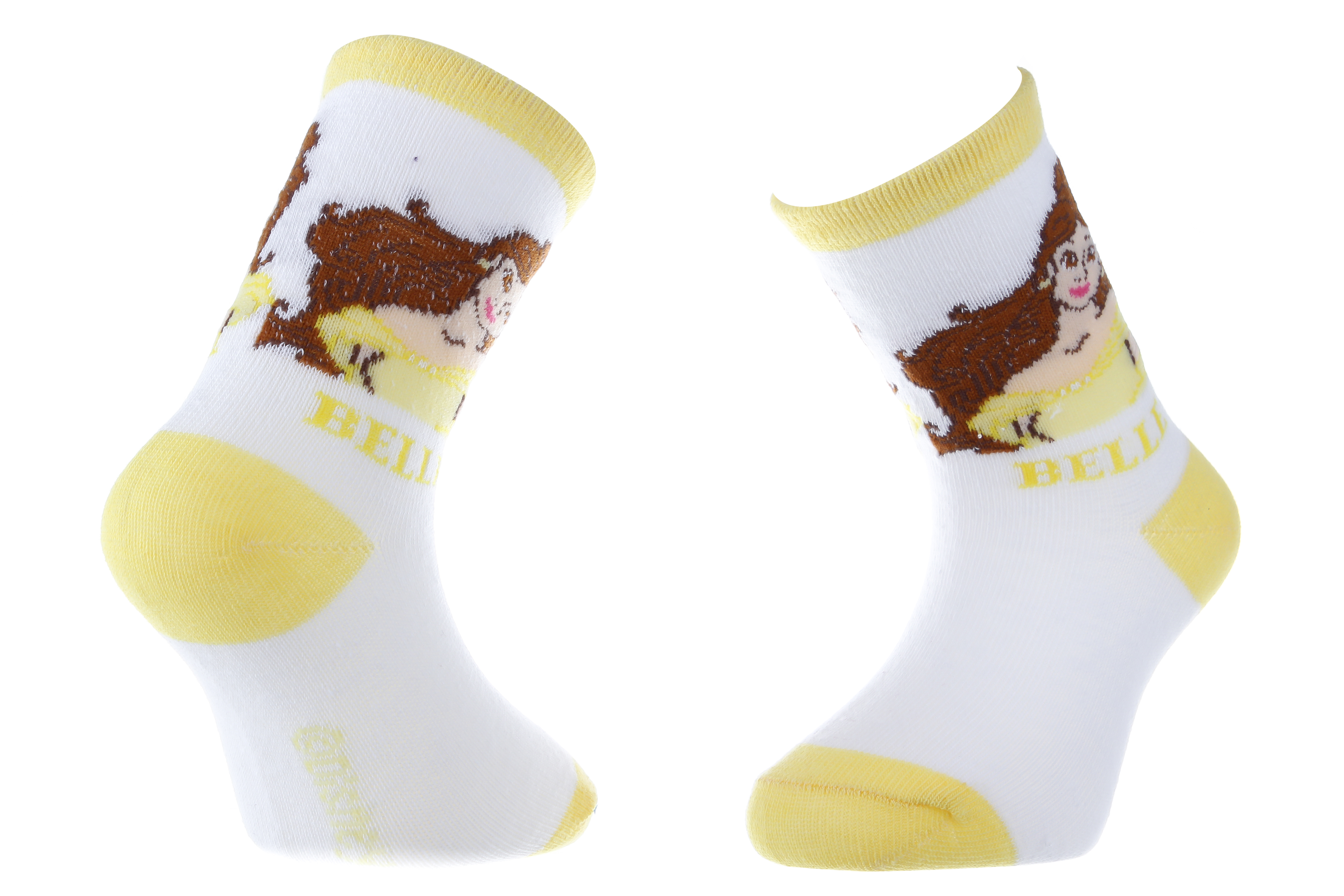 Шкарпетки PRINCESS BELLE білий, жовтий Діт 19-22, арт.43891047-3 Шкарпетки PRINCESS BELLE білий, жовтий Діт 19-22, арт.43891047-3
