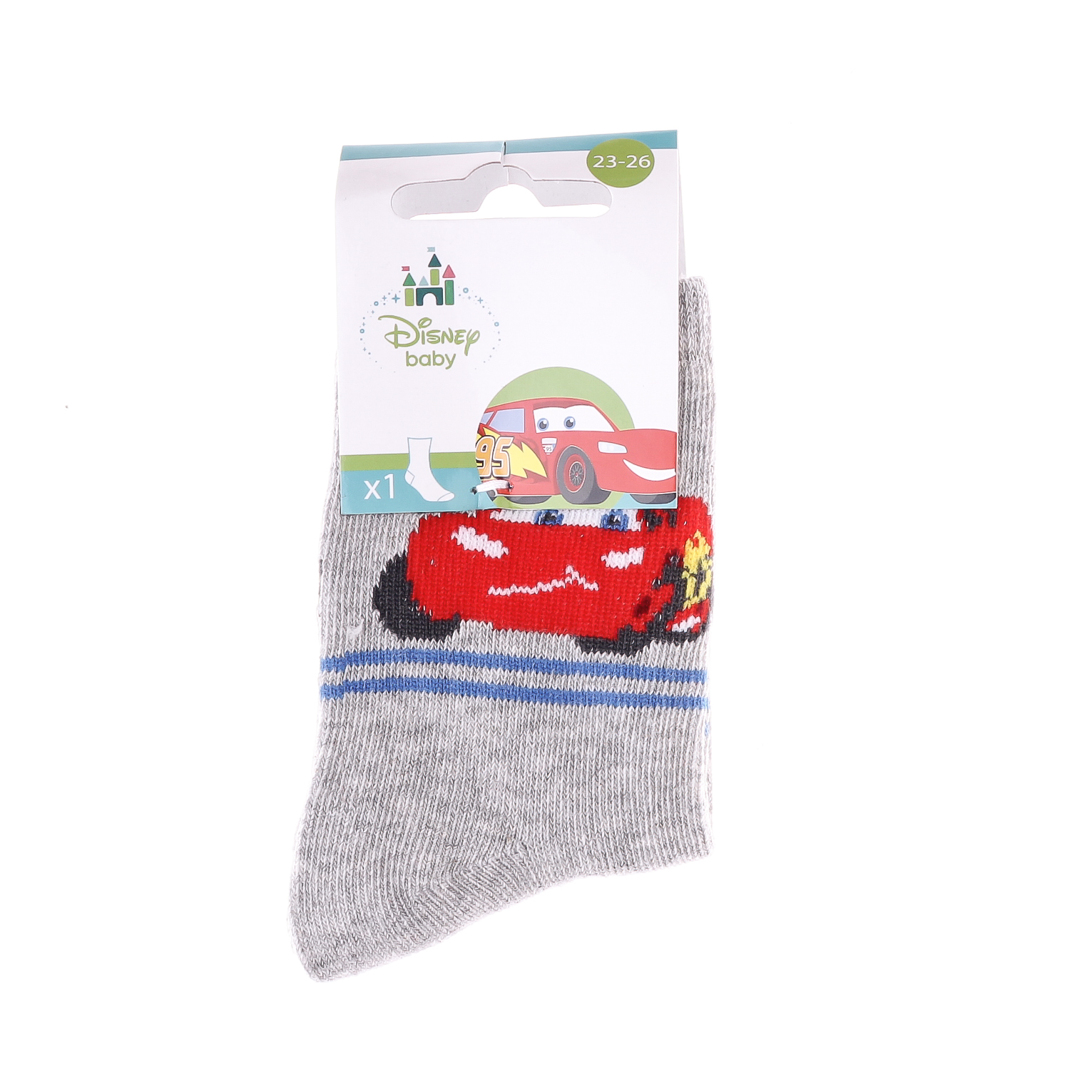 Шкарпетки CARS SOCKS сірий Діт 19-22, арт.43897548-2 Шкарпетки CARS SOCKS сірий Діт 19-22, арт.43897548-2