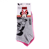 Шкарпетки MINNIE GROS PLAN/MINNIE + POIS/MINNIE 3P пурпурний, чорний, сірий Діт 27-30 арт 83152162-1. Зображення №2 Шкарпетки MINNIE GROS PLAN/MINNIE + POIS/MINNIE 3P пурпурний, чорний, сірий Діт 27-30 арт 83152162-1. Зображення №2