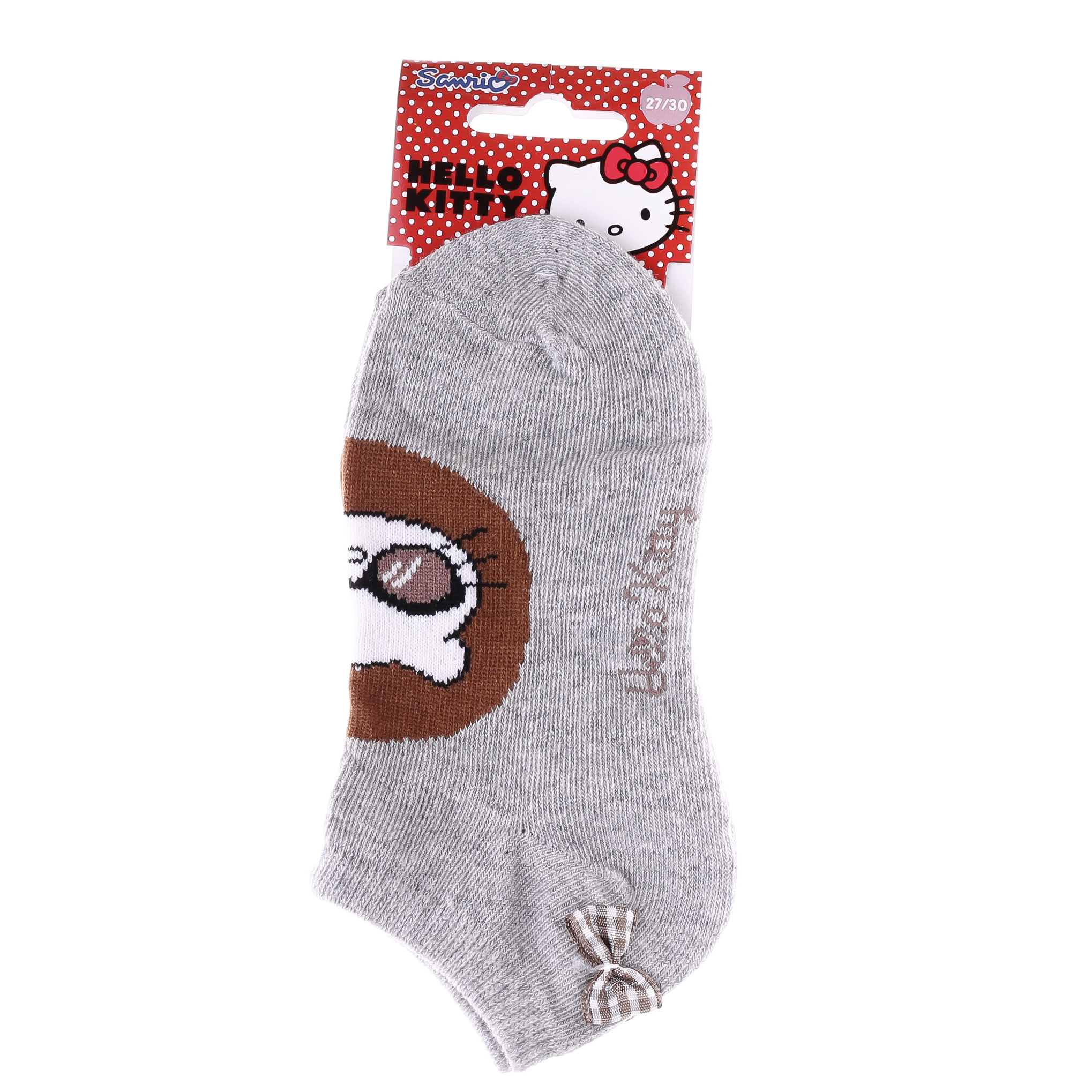 Шкарпетки HELLO KITTY TETE DE HK DANS BULLE сірий Діт 31-34 арт 83846423-3 Шкарпетки HELLO KITTY TETE DE HK DANS BULLE сірий Діт 31-34 арт 83846423-3