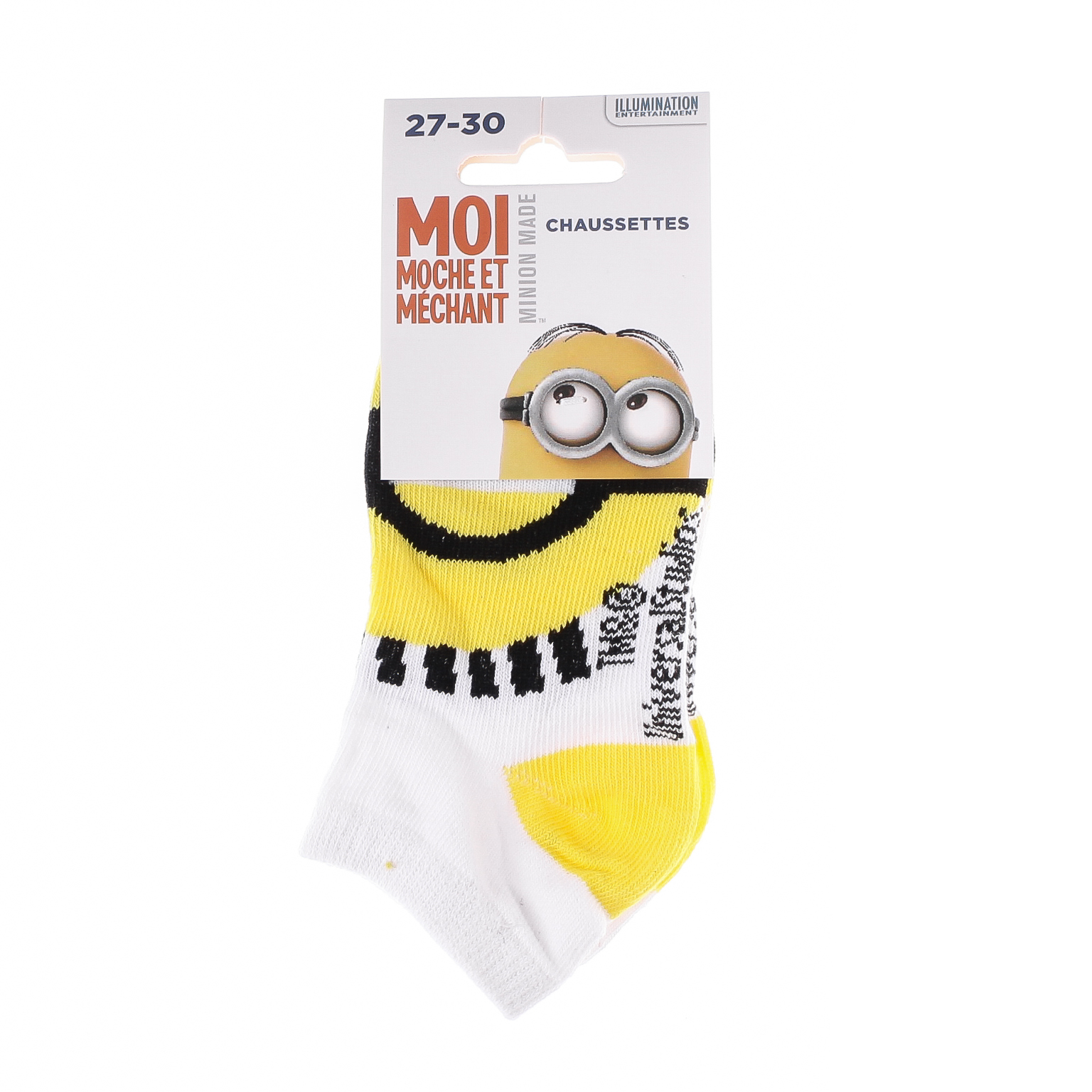 Шкарпетки MINION 2 YEUX AL ENDROIT білий Діт 27-30, арт.83890147-1 Шкарпетки MINION 2 YEUX AL ENDROIT білий Діт 27-30, арт.83890147-1