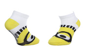 Шкарпетки MINION 2 YEUX AL ENDROIT білий Діт 31-34, арт.83890147-1. Зображення №2 Шкарпетки MINION 2 YEUX AL ENDROIT білий Діт 31-34, арт.83890147-1. Зображення №2