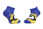 Шкарпетки MINION 1 OEIL AL ENDROIT синій Діт 31-34, арт.83890147-4. Зображення №2 Шкарпетки MINION 1 OEIL AL ENDROIT синій Діт 31-34, арт.83890147-4. Зображення №2