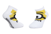 Носки MINION 2 YEUX AL ENVERS белые Дет 31-34, арт.83890147-6. Изображение №2 Носки MINION 2 YEUX AL ENVERS белые Дет 31-34, арт.83890147-6. Изображение №2