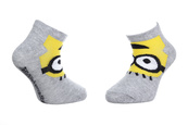 Шкарпетки MINION 1 OEIL AL ENVERS світло-сірий Діт 31-34, арт.83890147-7. Зображення №2 Шкарпетки MINION 1 OEIL AL ENVERS світло-сірий Діт 31-34, арт.83890147-7. Зображення №2