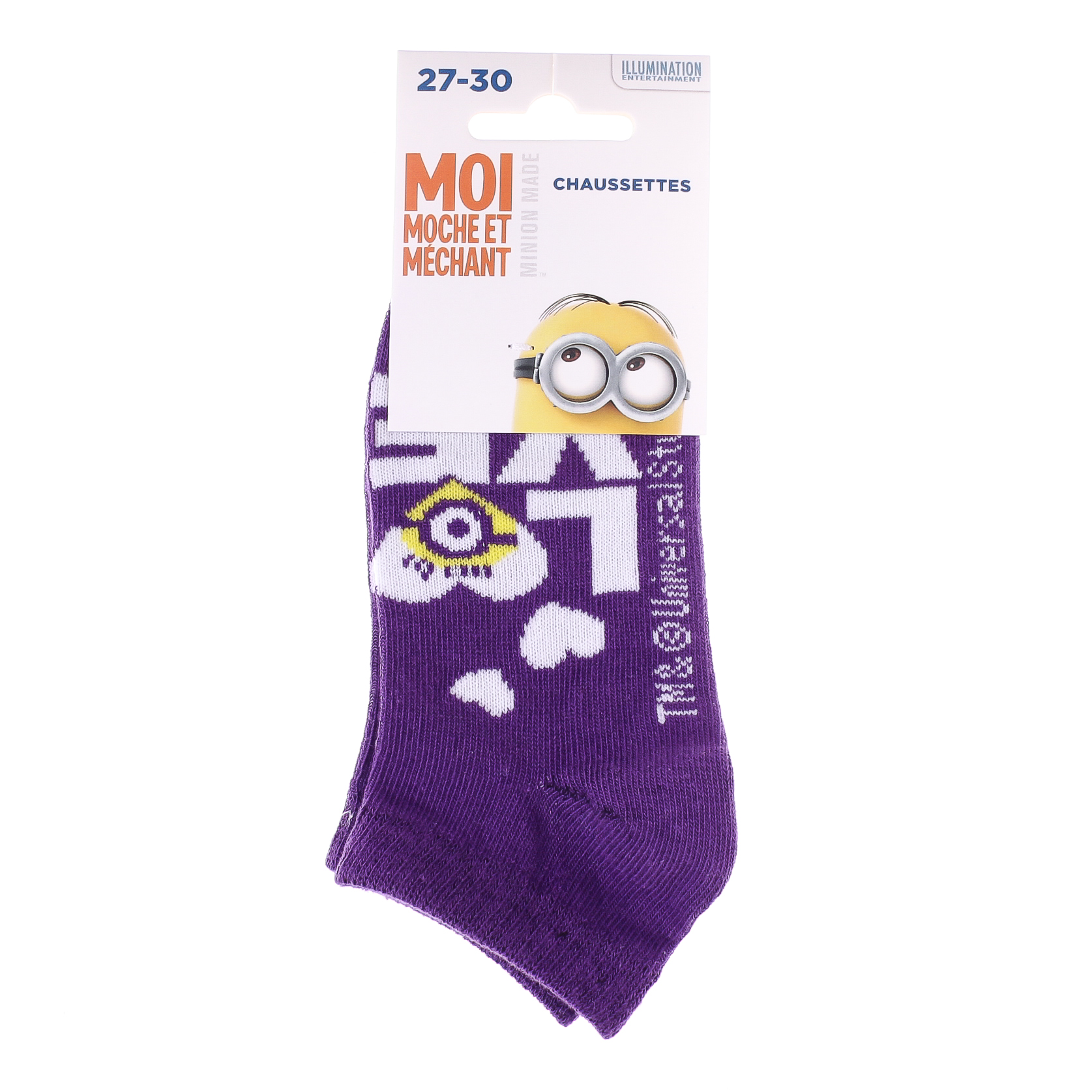 Шкарпетки MINIONS LOVE фіолетовий Діт 27-30 арт 83890431-5 Шкарпетки MINIONS LOVE фіолетовий Діт 27-30 арт 83890431-5