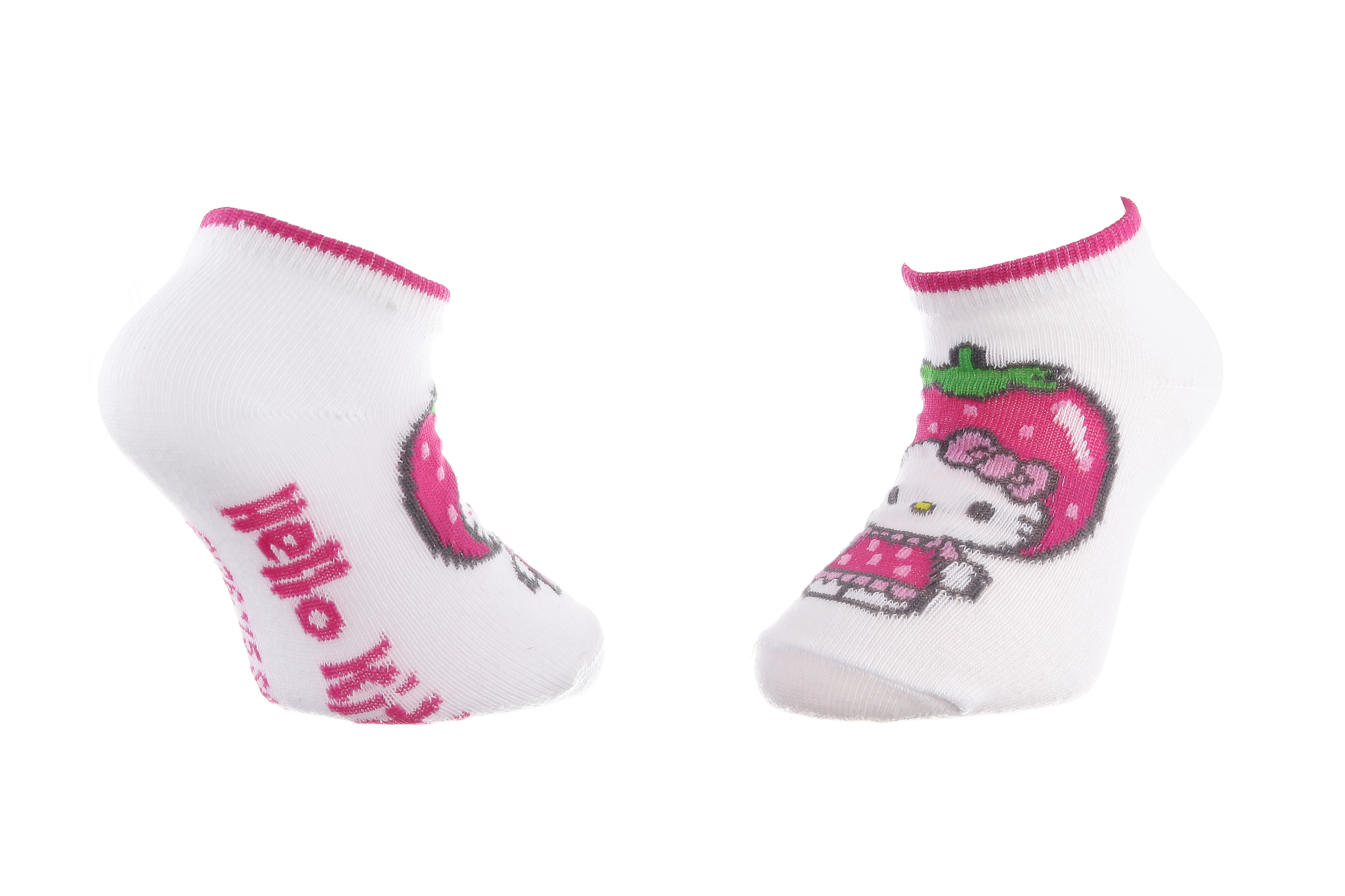 Шкарпетки HELLO KITTY HK THEME FRAISE білий Діт 31-34, арт.83890528-1 Шкарпетки HELLO KITTY HK THEME FRAISE білий Діт 31-34, арт.83890528-1