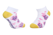 Носки MINNIE TETE MINION DANS COEUR белый, розовый Дет 35-38 арт 83890431-8. Изображение №2 Носки MINNIE TETE MINION DANS COEUR белый, розовый Дет 35-38 арт 83890431-8. Изображение №2