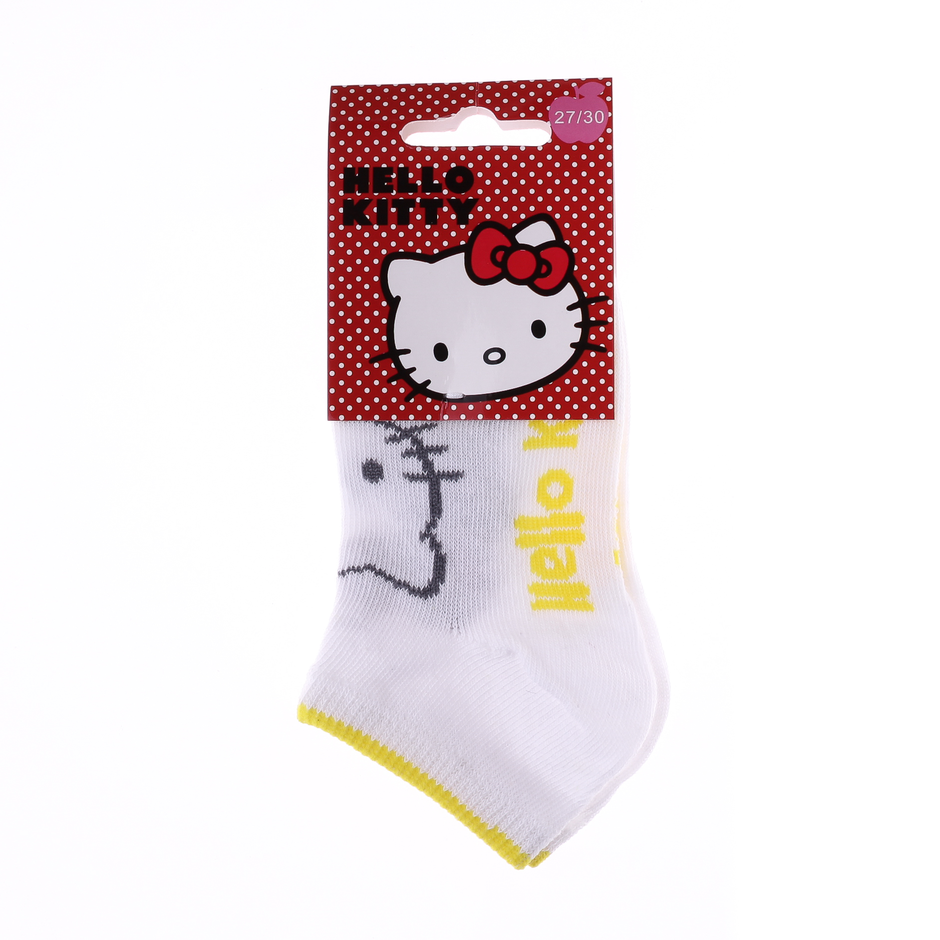 Носки HELLO KITTY HK THEME ORANGE белый, желтый Дет 31-34, арт.83890528-7 Носки HELLO KITTY HK THEME ORANGE белый, желтый Дет 31-34, арт.83890528-7