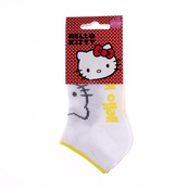 Носки HELLO KITTY HK THEME ORANGE белый, желтый Дет 27-30, арт.83890528-7. Изображение №2 Носки HELLO KITTY HK THEME ORANGE белый, желтый Дет 27-30, арт.83890528-7. Изображение №2