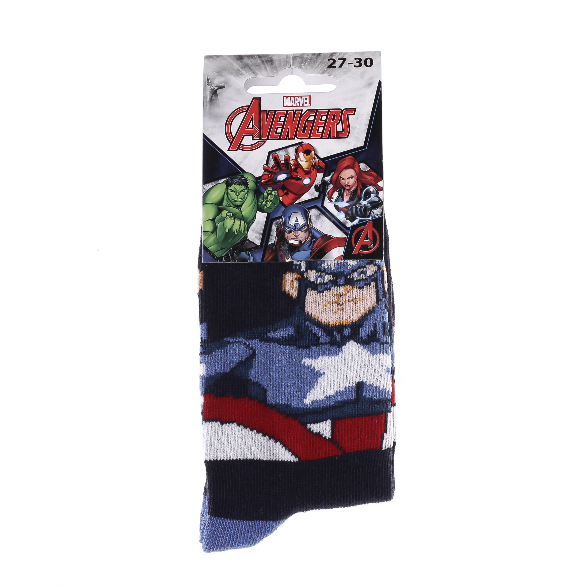 Шкарпетки MARVEL CAPTAIN AMERICA синій Діт 27-30 арт 83891648-7 Шкарпетки MARVEL CAPTAIN AMERICA синій Діт 27-30 арт 83891648-7