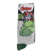 Шкарпетки MARVEL HULK світло-сірий Діт 27-30 арт 83891648-6. Зображення №2 Шкарпетки MARVEL HULK світло-сірий Діт 27-30 арт 83891648-6. Зображення №2