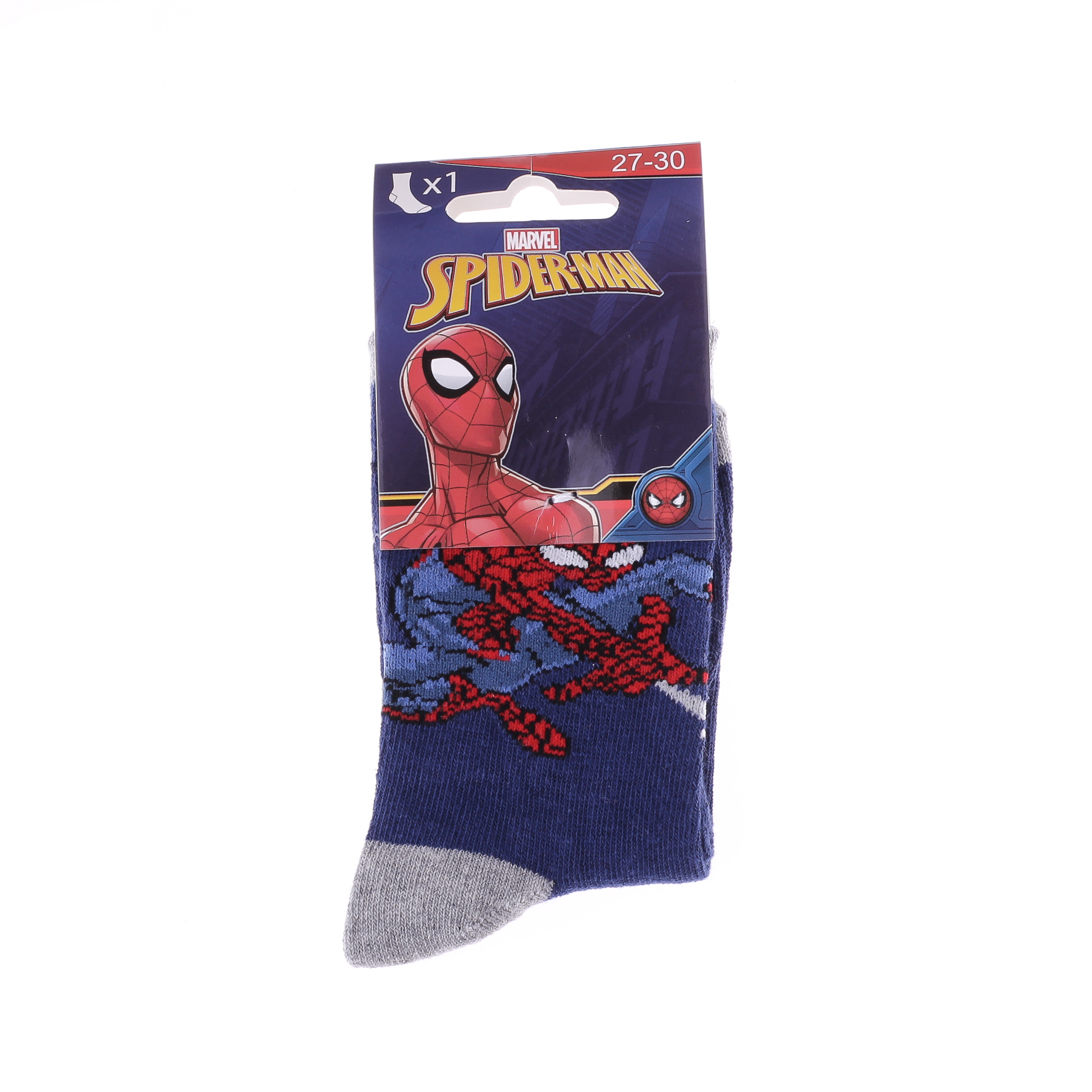 Шкарпетки SPIDER MAN SPIDERMAN ENTIER синій Діт 23-26, арт.83892247-6 Шкарпетки SPIDER MAN SPIDERMAN ENTIER синій Діт 23-26, арт.83892247-6
