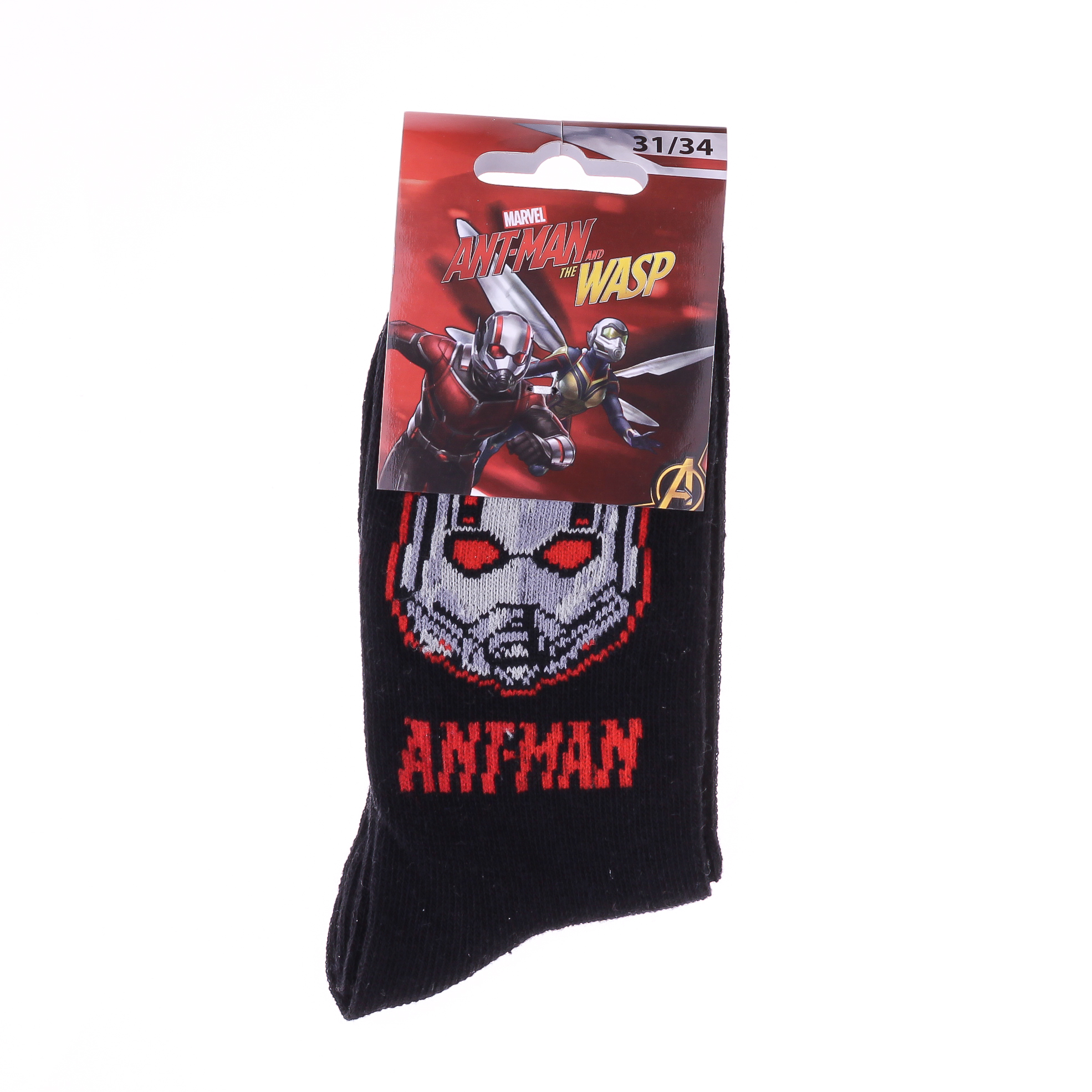 Носки MARVEL TETE ANT-MAN черный Дет 31-34, арт.83895248-1 Носки MARVEL TETE ANT-MAN черный Дет 31-34, арт.83895248-1