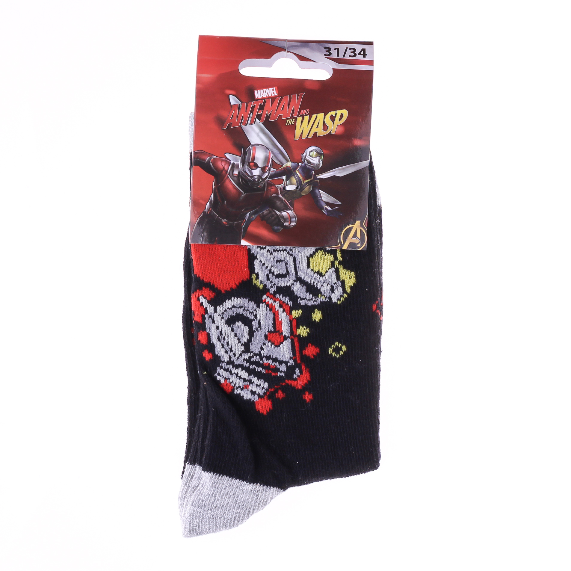 Носки MARVEL 2 TETES черный Дет 31-34, арт.83895248-5 Носки MARVEL 2 TETES черный Дет 31-34, арт.83895248-5