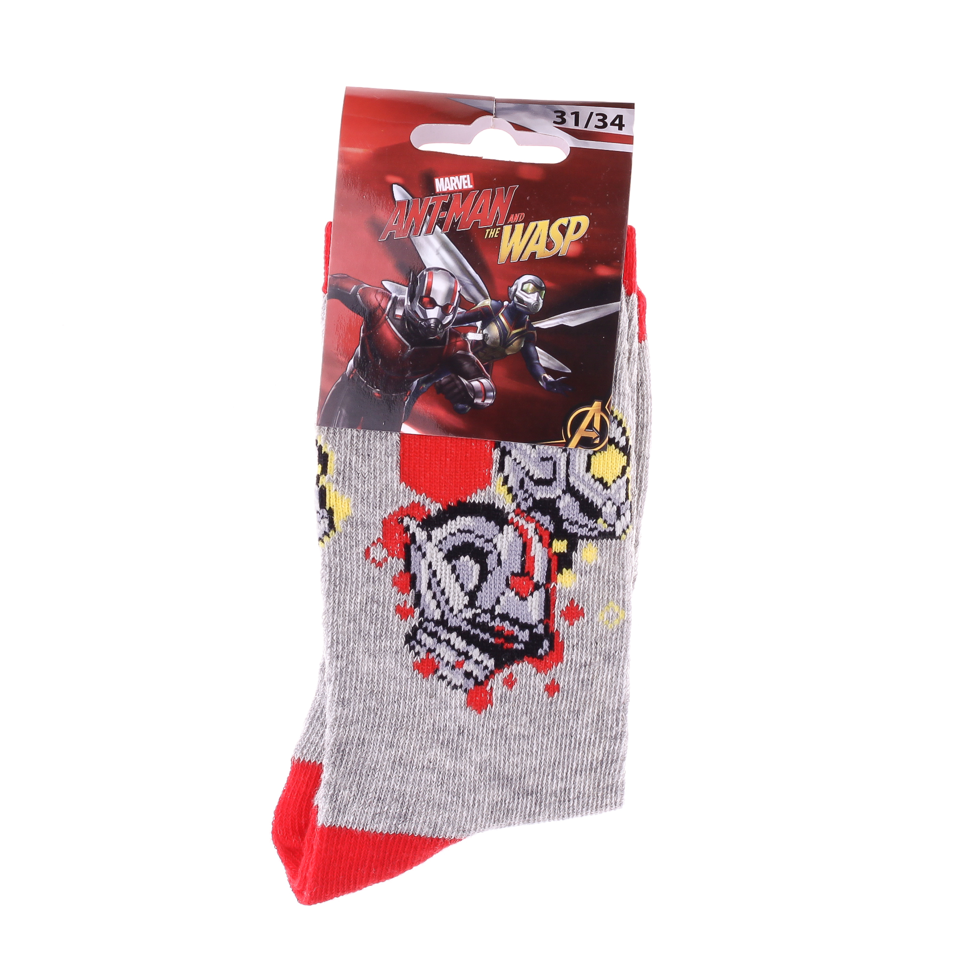 Носки MARVEL 2 TETES светло-серый Дет 31-34, арт.83895248-6 Носки MARVEL 2 TETES светло-серый Дет 31-34, арт.83895248-6