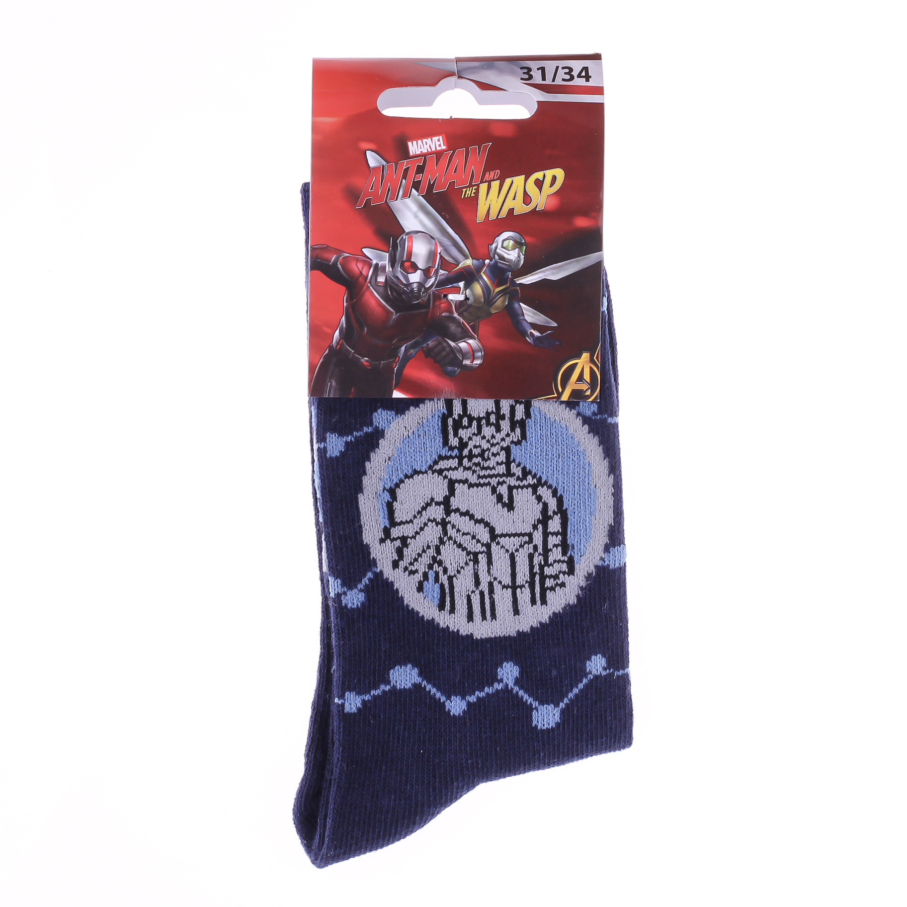 Носки MARVEL BUSTE ANT-MAN DANS CERCLE синие Дет 27-30, арт.83895248-8 Носки MARVEL BUSTE ANT-MAN DANS CERCLE синие Дет 27-30, арт.83895248-8
