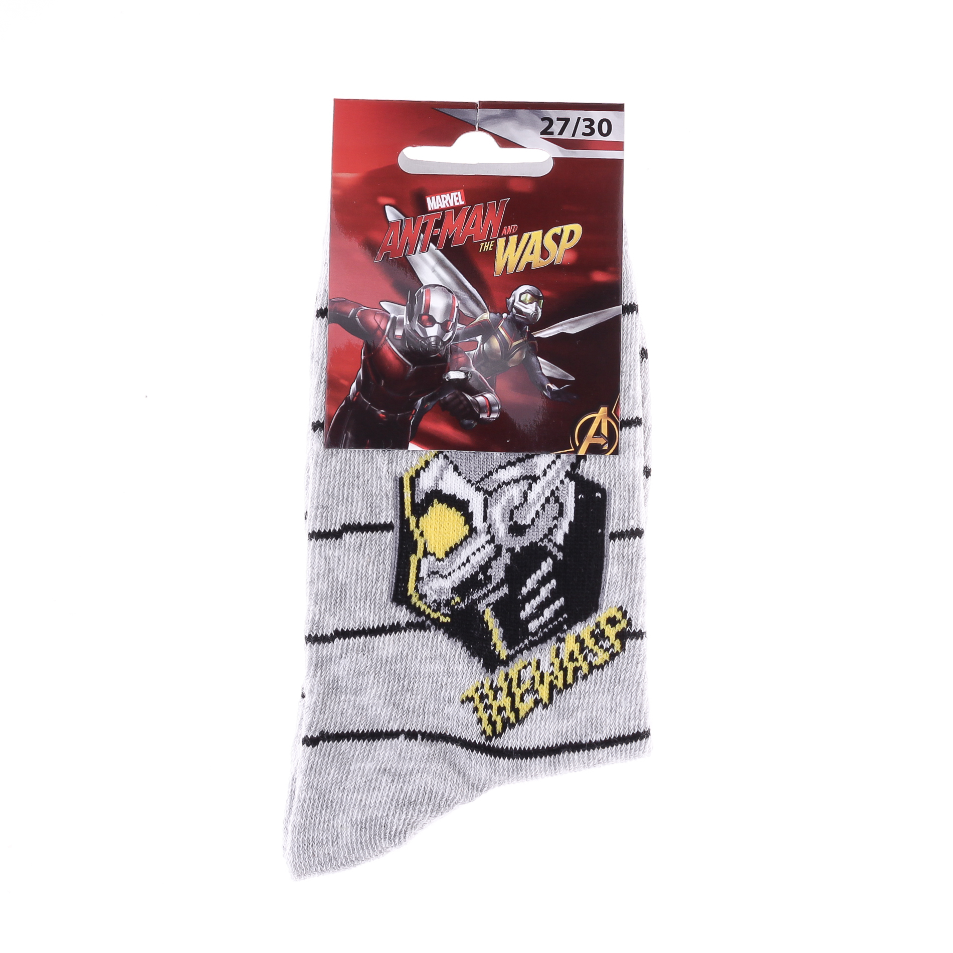 Шкарпетки MARVEL TETE + RAYURES світло-сірий Діт 31-34 арт 83895348-6 Шкарпетки MARVEL TETE + RAYURES світло-сірий Діт 31-34 арт 83895348-6