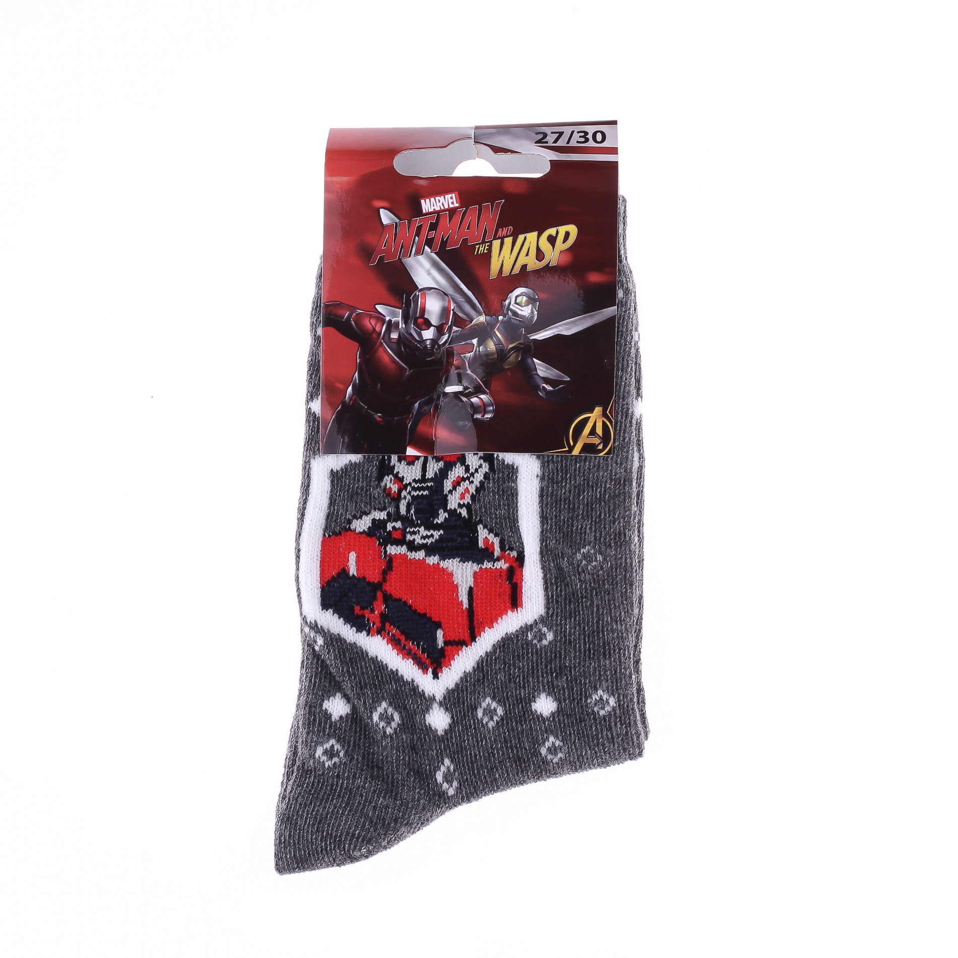 Шкарпетки MARVEL BUSTE + DAMIER DE POINTS сірий Діт 35-38 арт 83895348-8 Шкарпетки MARVEL BUSTE + DAMIER DE POINTS сірий Діт 35-38 арт 83895348-8