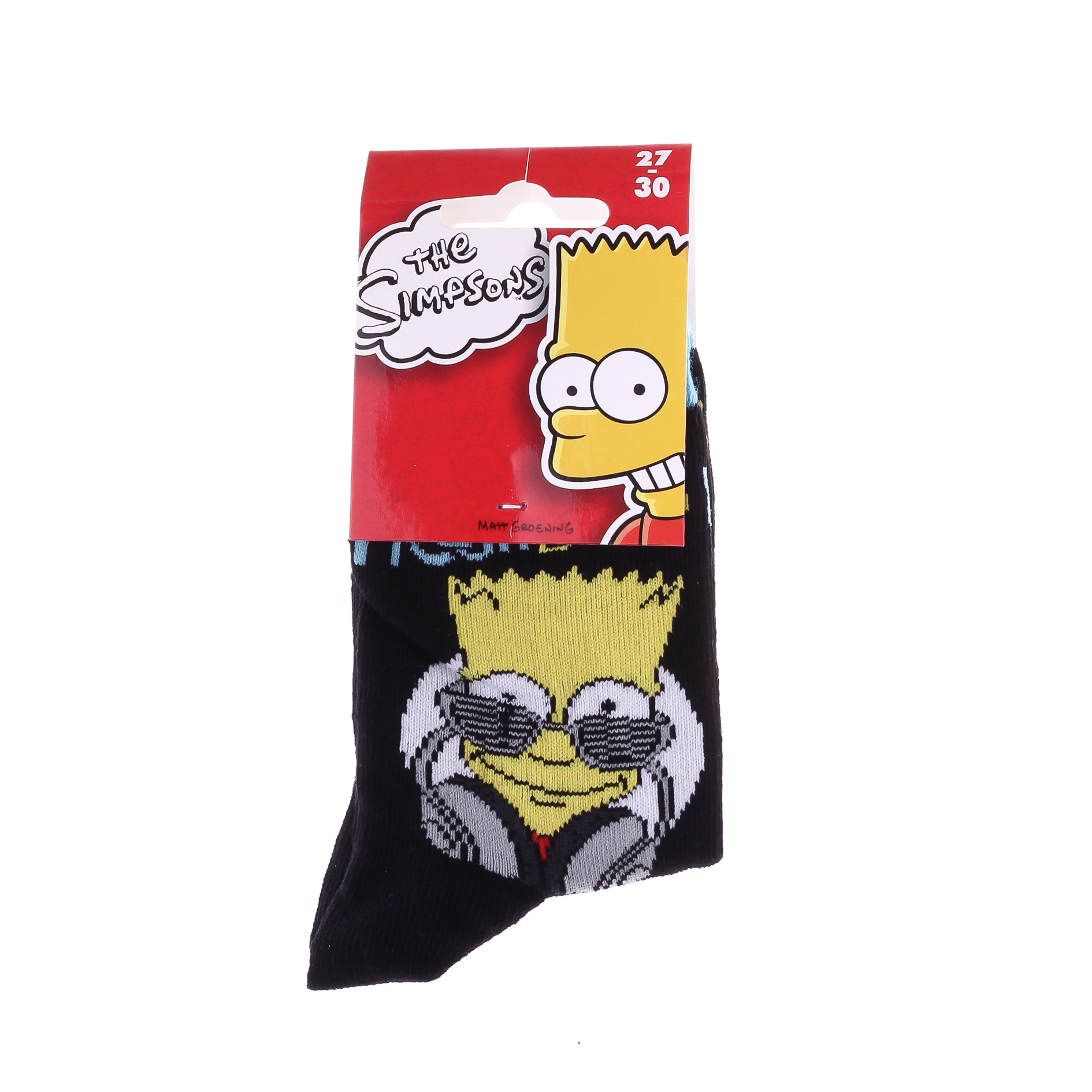 Шкарпетки SIMPSON BART BART + EAT MY SHORTS чорний Діт 27-30, арт.83897612-2 Шкарпетки SIMPSON BART BART + EAT MY SHORTS чорний Діт 27-30, арт.83897612-2