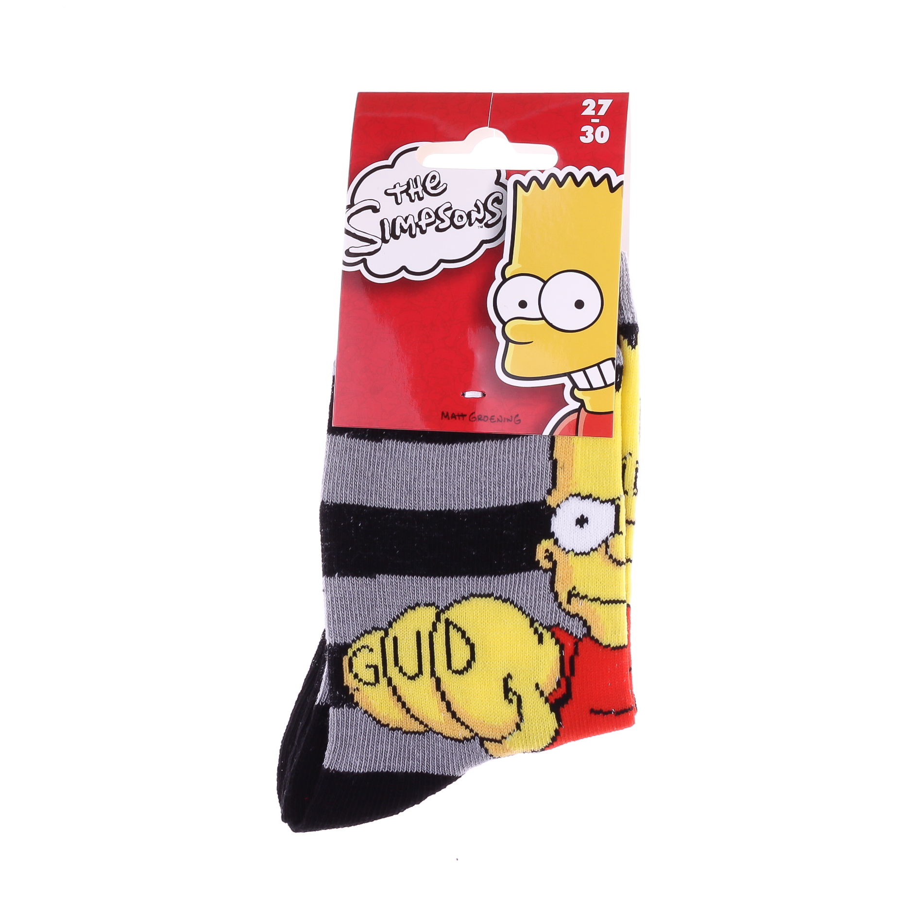 Шкарпетки SIMPSON BART BART + EAT MY SHORTS світло-сірий Діт 27-30, арт.83897612-3 Шкарпетки SIMPSON BART BART + EAT MY SHORTS світло-сірий Діт 27-30, арт.83897612-3