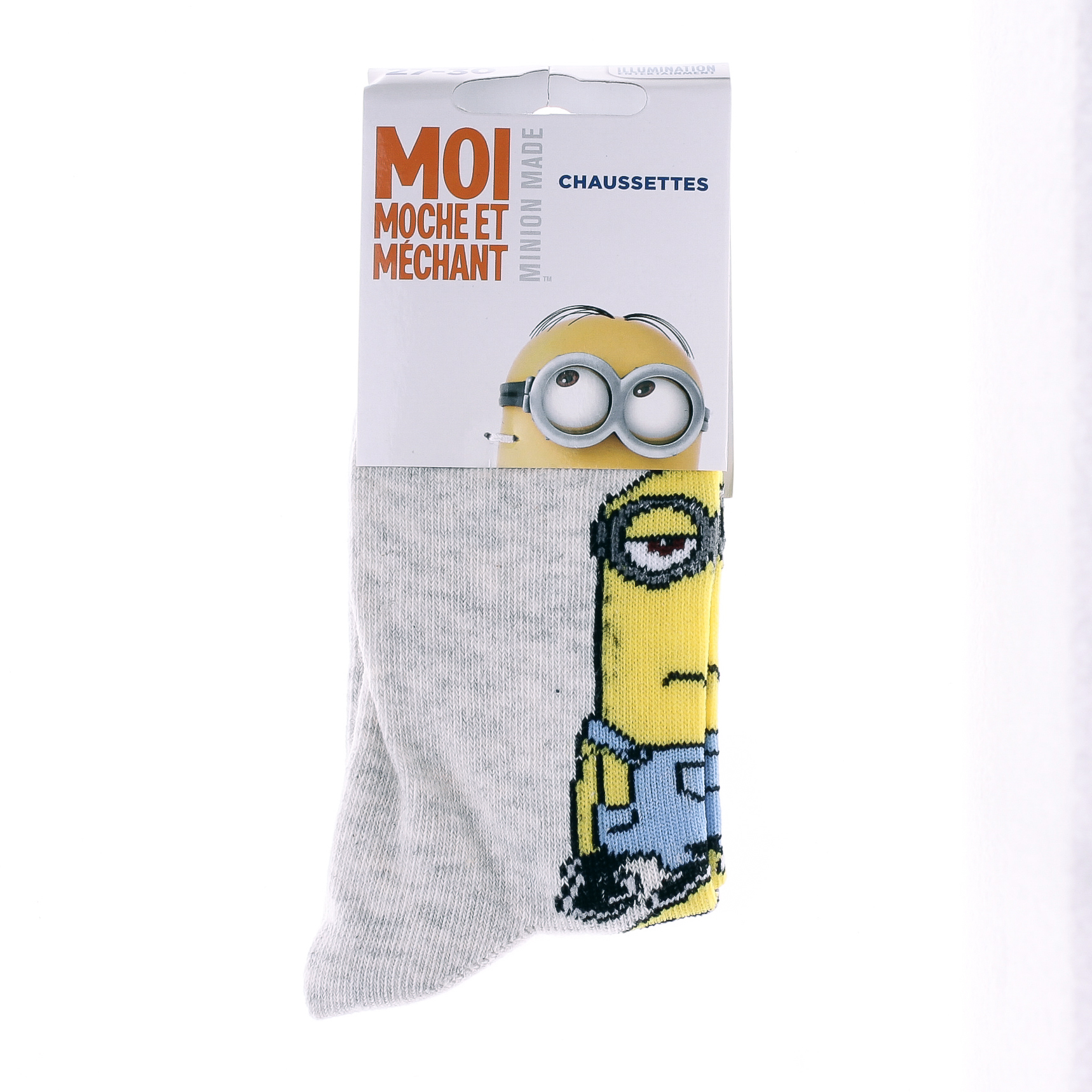 Шкарпетки MINION BOB ET RAYURES світло-сірий Діт 31-34арт83897920-1 Шкарпетки MINION BOB ET RAYURES світло-сірий Діт 31-34арт83897920-1