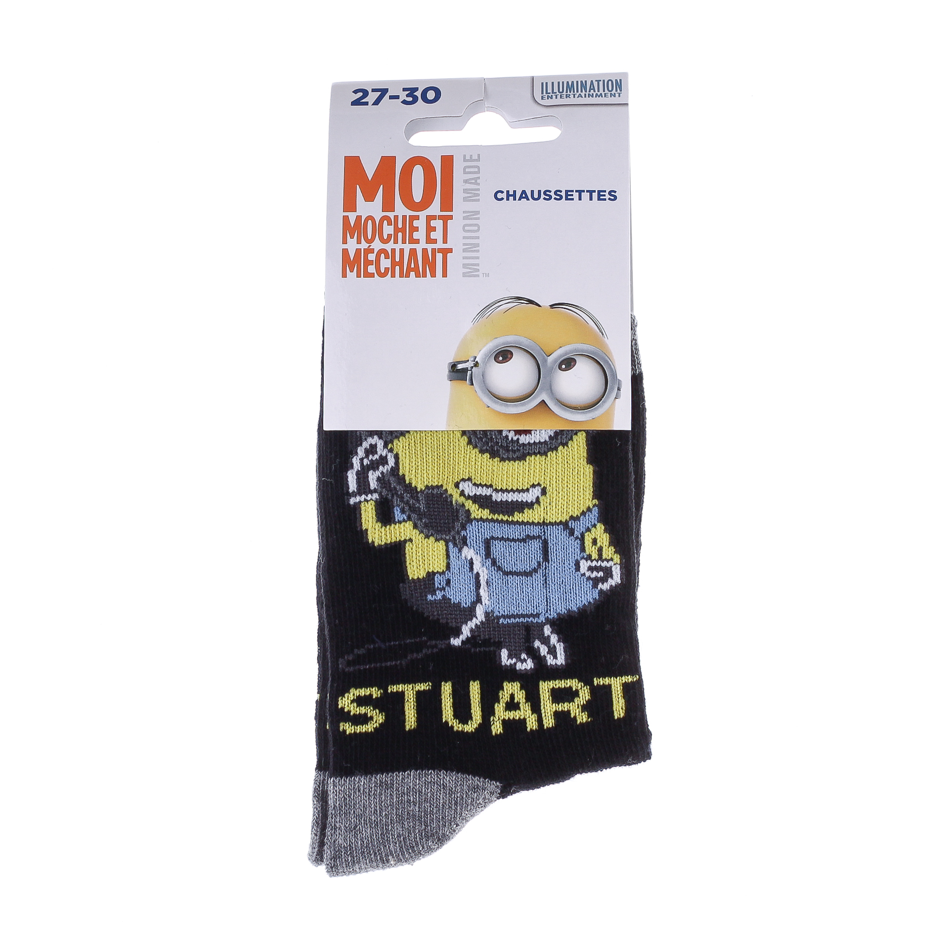 Шкарпетки MINION STUART чорний Діт 27-30арт83897920-5 Шкарпетки MINION STUART чорний Діт 27-30арт83897920-5