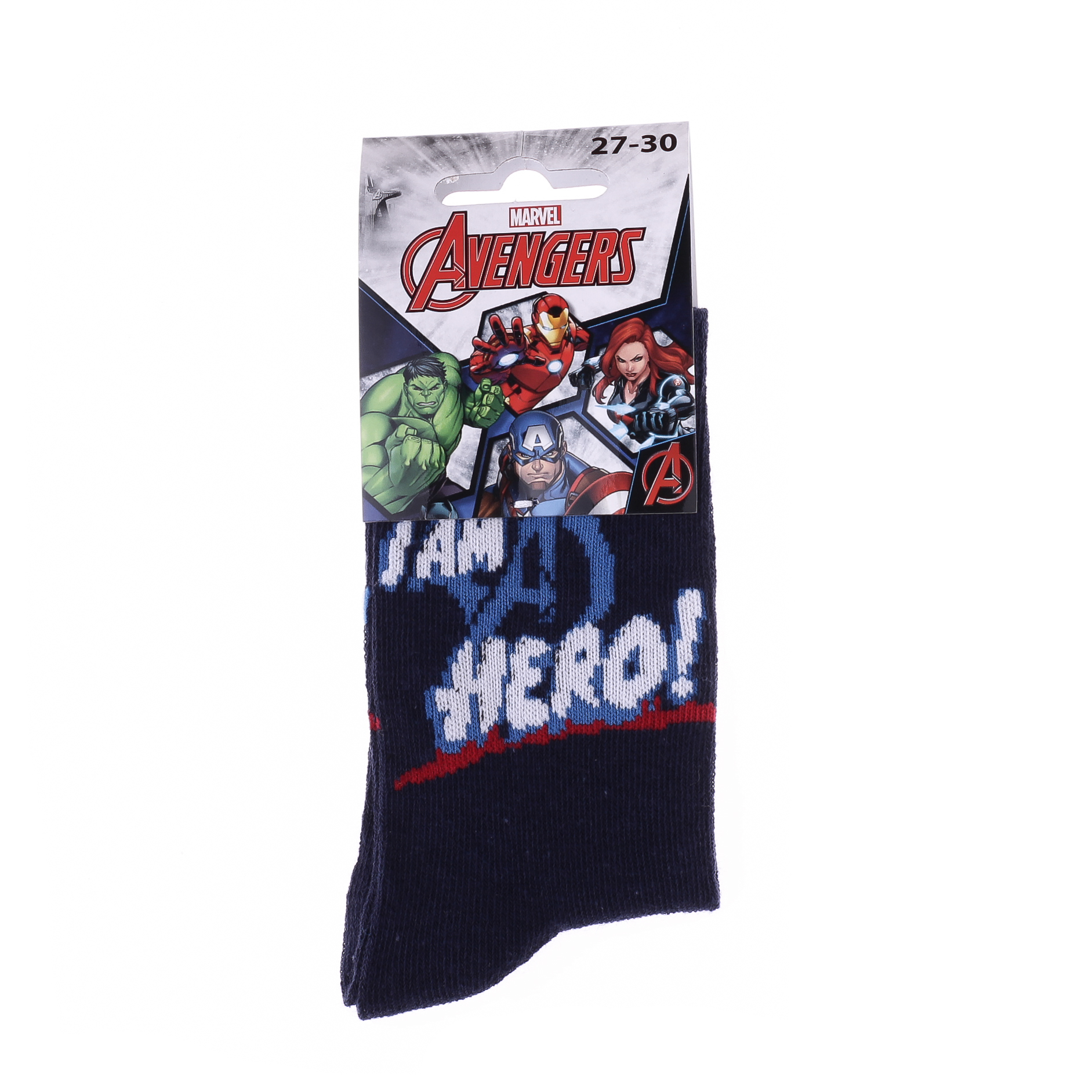 Шкарпетки MARVEL I AM A HERO синій Діт 27-30, арт.83899320-2 Шкарпетки MARVEL I AM A HERO синій Діт 27-30, арт.83899320-2