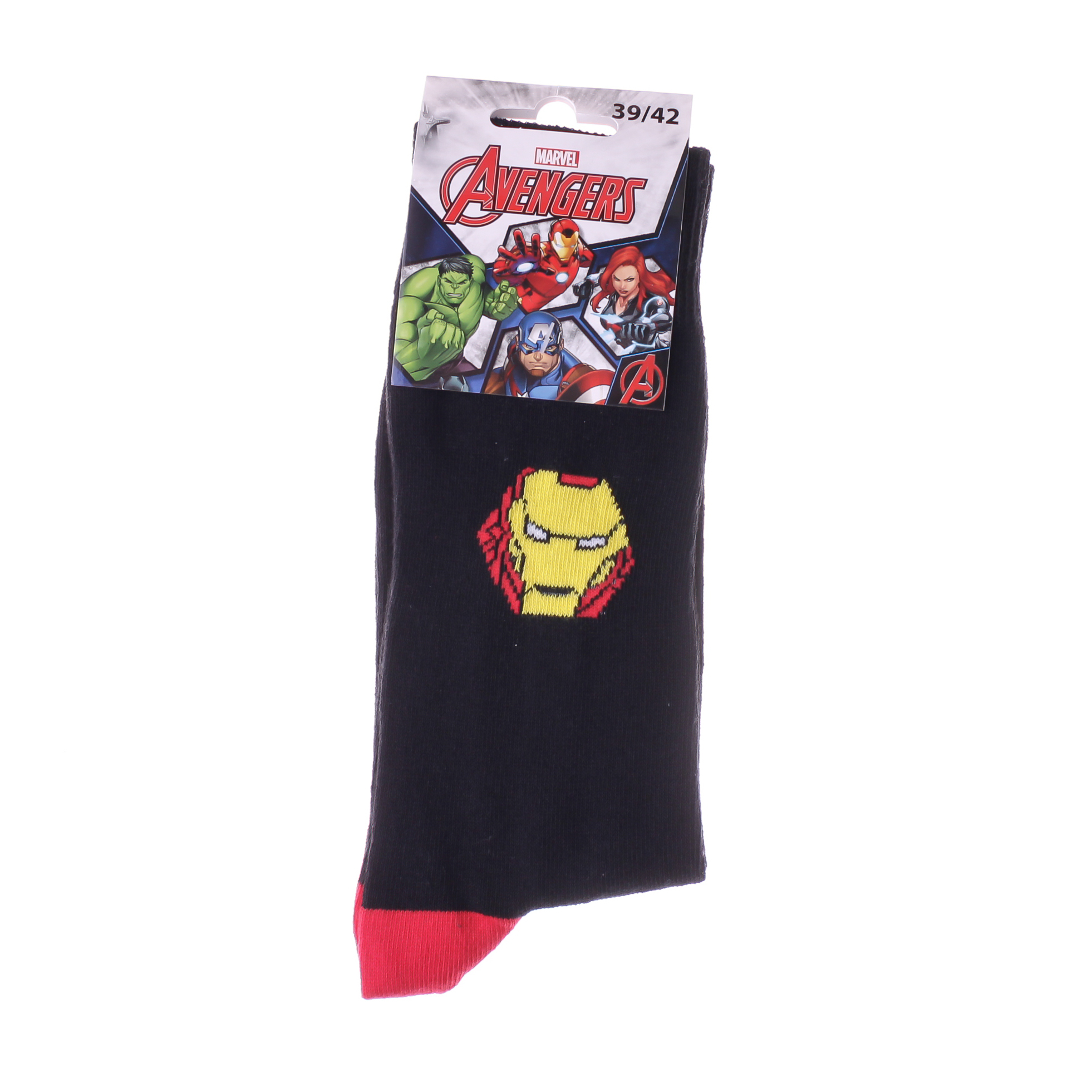 Шкарпетки Marvel IRON MAN чорний Діт 39-42 Шкарпетки Marvel IRON MAN чорний Діт 39-42