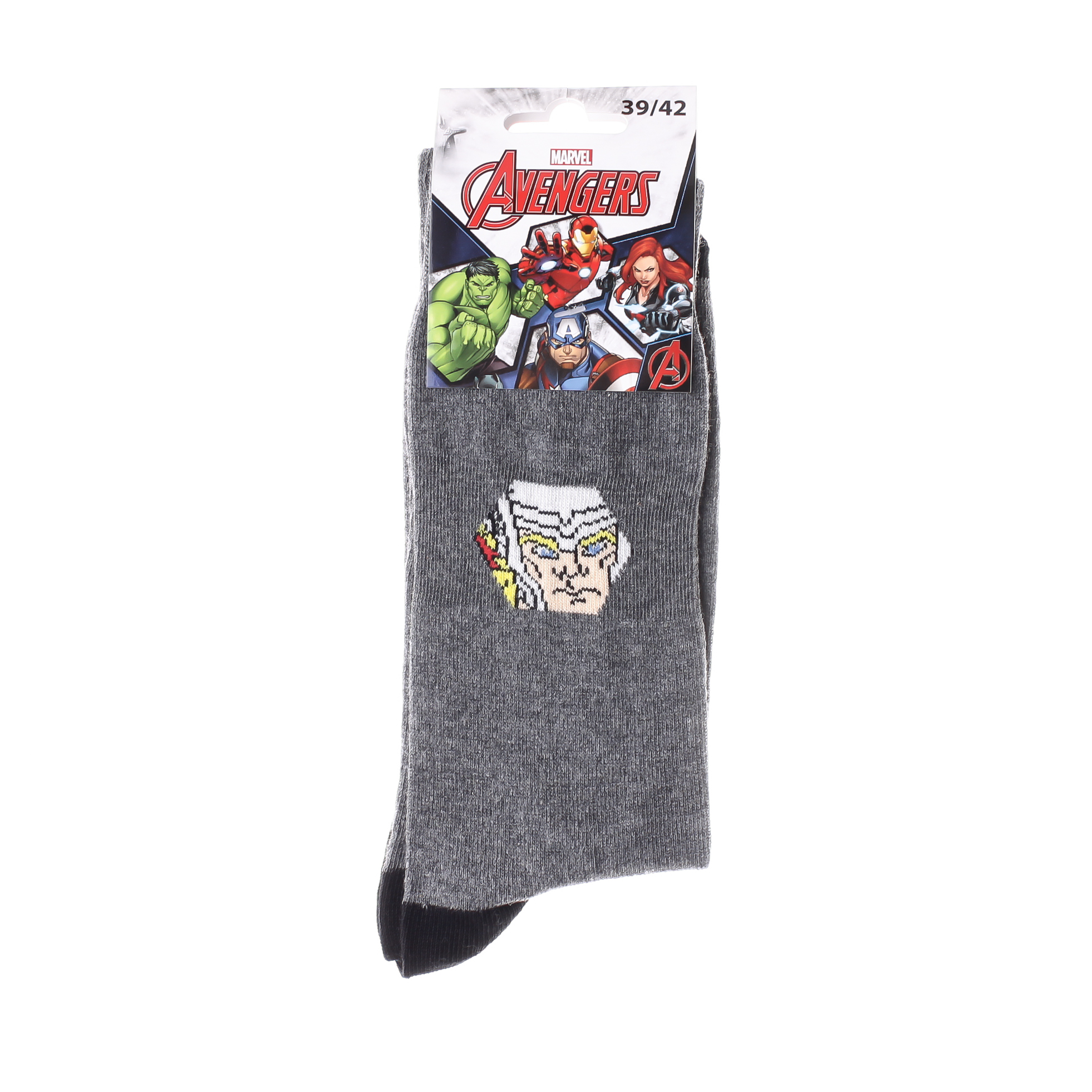 Шкарпетки Marvel THOR сірий Діт 39-42 Шкарпетки Marvel THOR сірий Діт 39-42