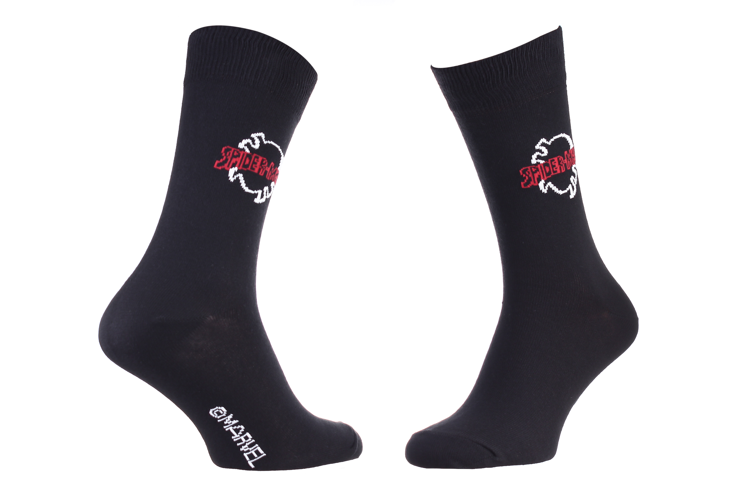 Носки Spider Man SPIDERMAN LOGO черный Дет 39-42 Носки Spider Man SPIDERMAN LOGO черный Дет 39-42