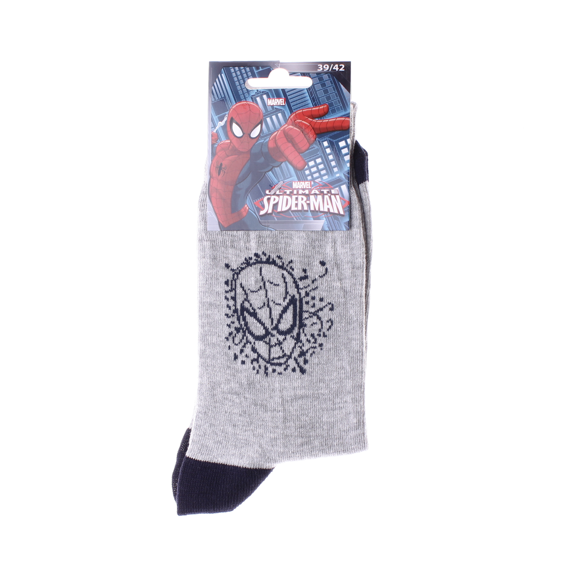 Носки Spider Man TETE SPIDERMAN светло-серый Дет 43-46 Носки Spider Man TETE SPIDERMAN светло-серый Дет 43-46