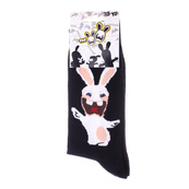 Носки LAPINS CRETINS LAPIN BRAS OUVERT черный Дет 39-42. Изображение №2