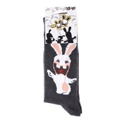 Носки LAPINS CRETINS LAPIN BRAS OUVERT светло-серый Дет 43-46. Изображение №2