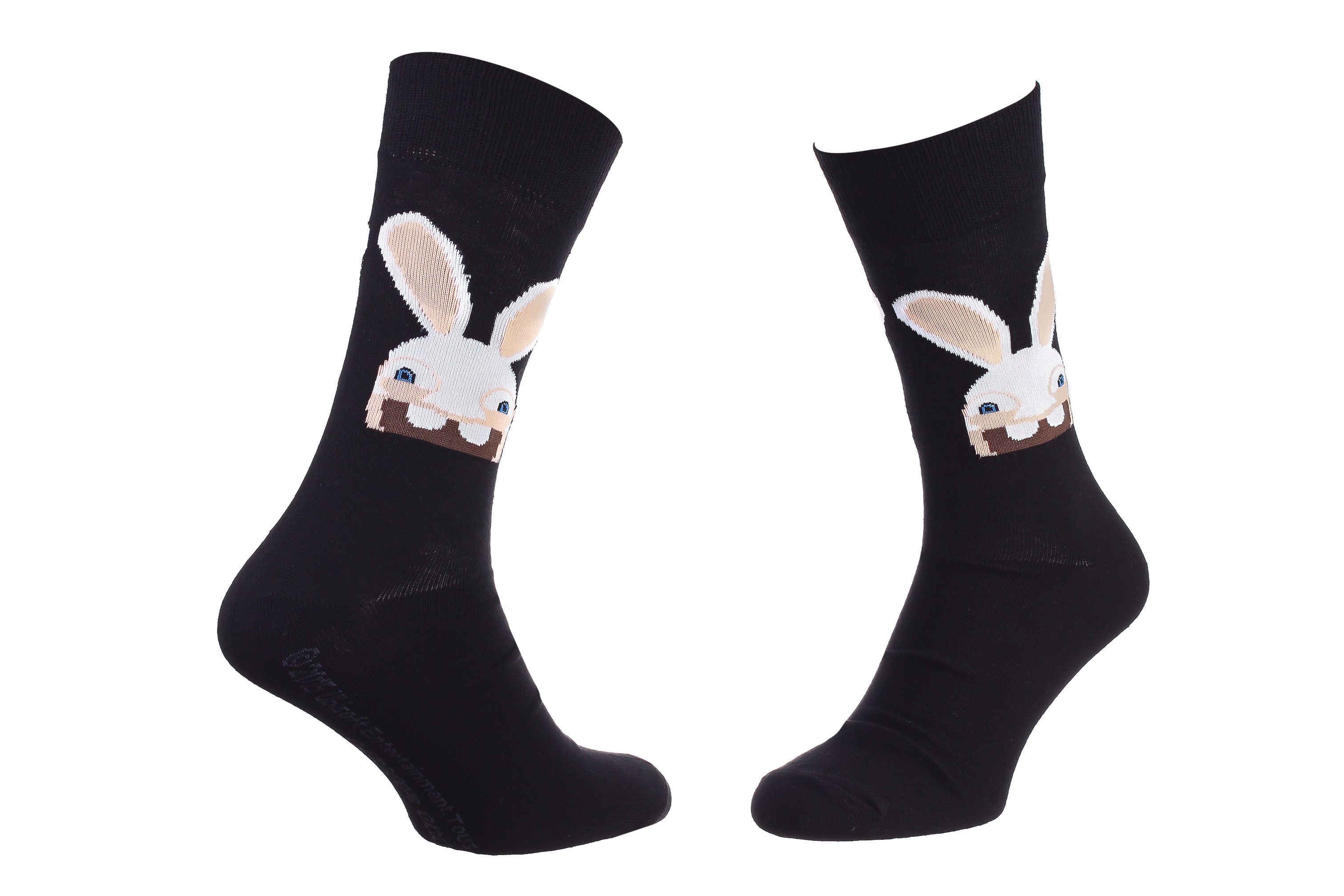 Носки LAPINS CRETINS TETE LAPIN черный Дет 39-42 Носки LAPINS CRETINS TETE LAPIN черный Дет 39-42