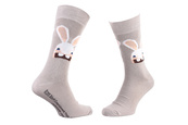 Носки LAPINS CRETINS TETE LAPIN бежевый Дет 39-42. Изображение №2