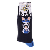 Носки LAPINS CRETINS LAPIN + TENUE BRICOLAGE синий Дет 43-46. Изображение №2