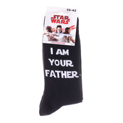 Шкарпетки Star Wars I AM YOUR FATHER чорний Діт 39-42. Зображення №2 Шкарпетки Star Wars I AM YOUR FATHER чорний Діт 39-42. Зображення №2