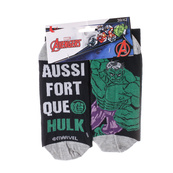 Носки Avengers HULK черный, зеленый Дет 39-42. Изображение №2