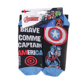 Носки Avengers CAPTAIN AMERICA черный, синий Дет 43-46. Изображение №2