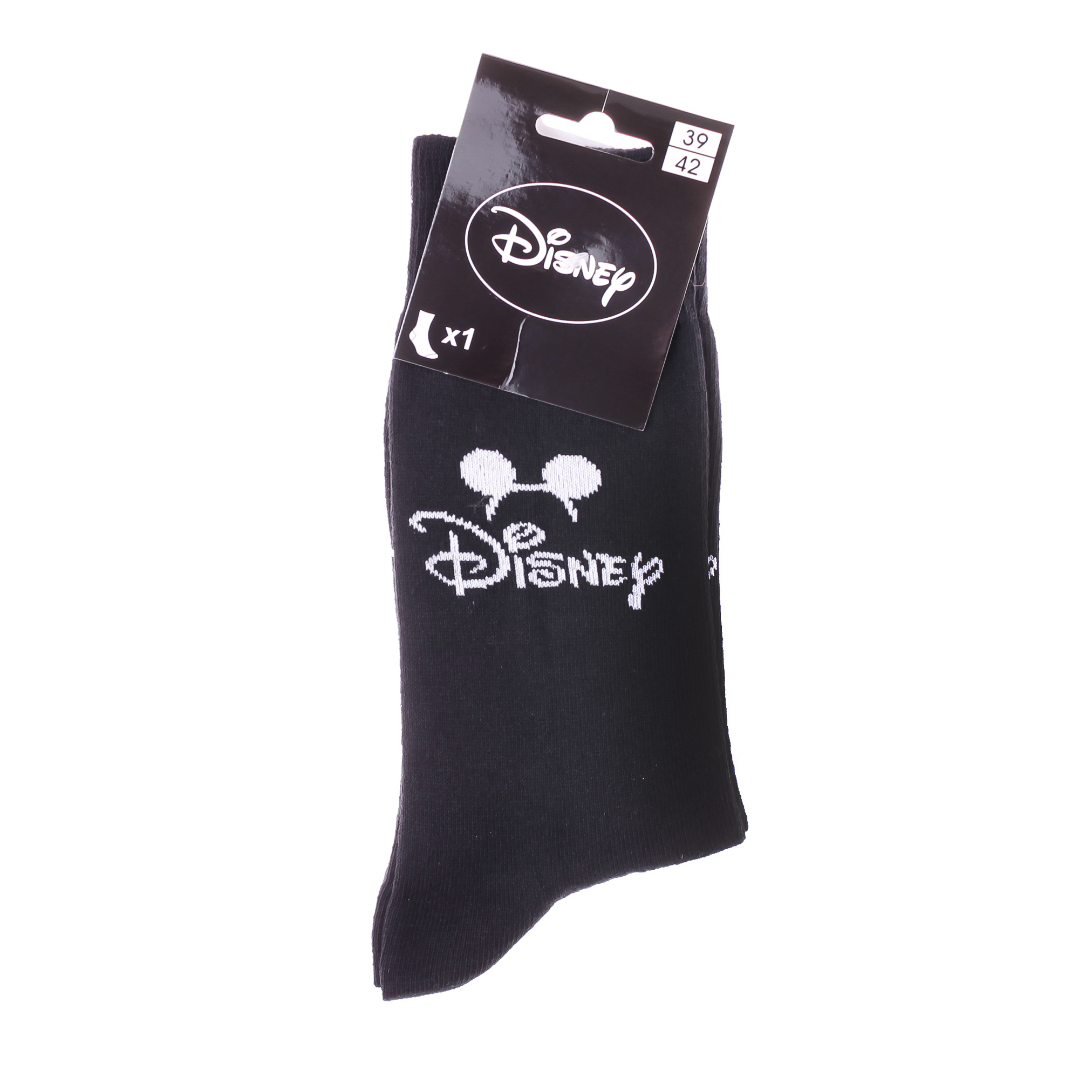 Носки MICKEY LOGO DISNEY ET OREILLE MICKEY черный Дет 43-46 Носки MICKEY LOGO DISNEY ET OREILLE MICKEY черный Дет 43-46