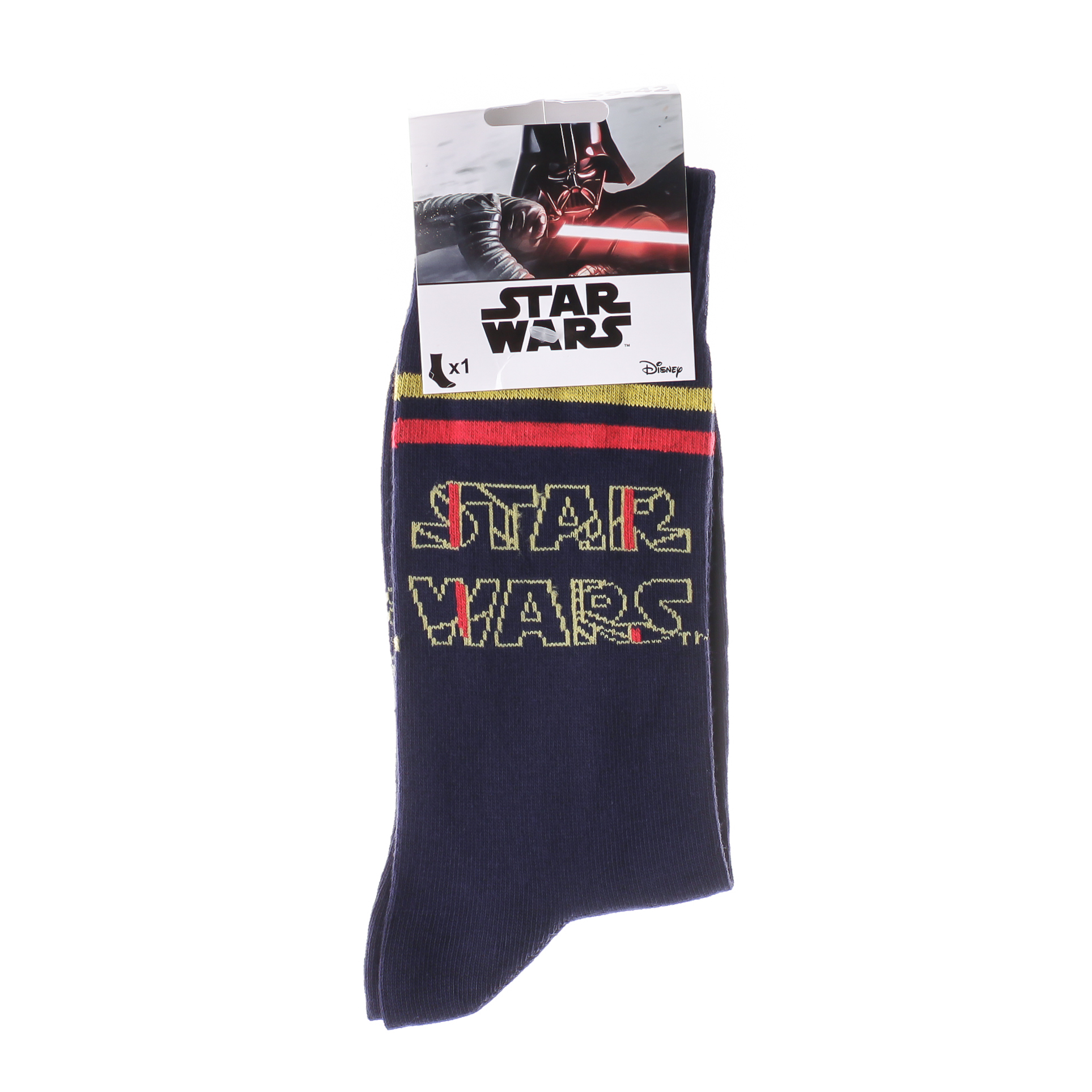 Шкарпетки Star Wars TAR WARS ET RAYURES темно-синій Діт 39-42 Шкарпетки Star Wars TAR WARS ET RAYURES темно-синій Діт 39-42