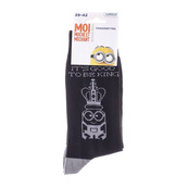 Шкарпетки Minion + COURONNE чорний Діт 39-42. Зображення №2 Шкарпетки Minion + COURONNE чорний Діт 39-42. Зображення №2