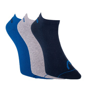 Шкарпетки Head SNEAKER 3PPK UNISEX синій, сірий, темно-синій Уні 39-42. Зображення №2