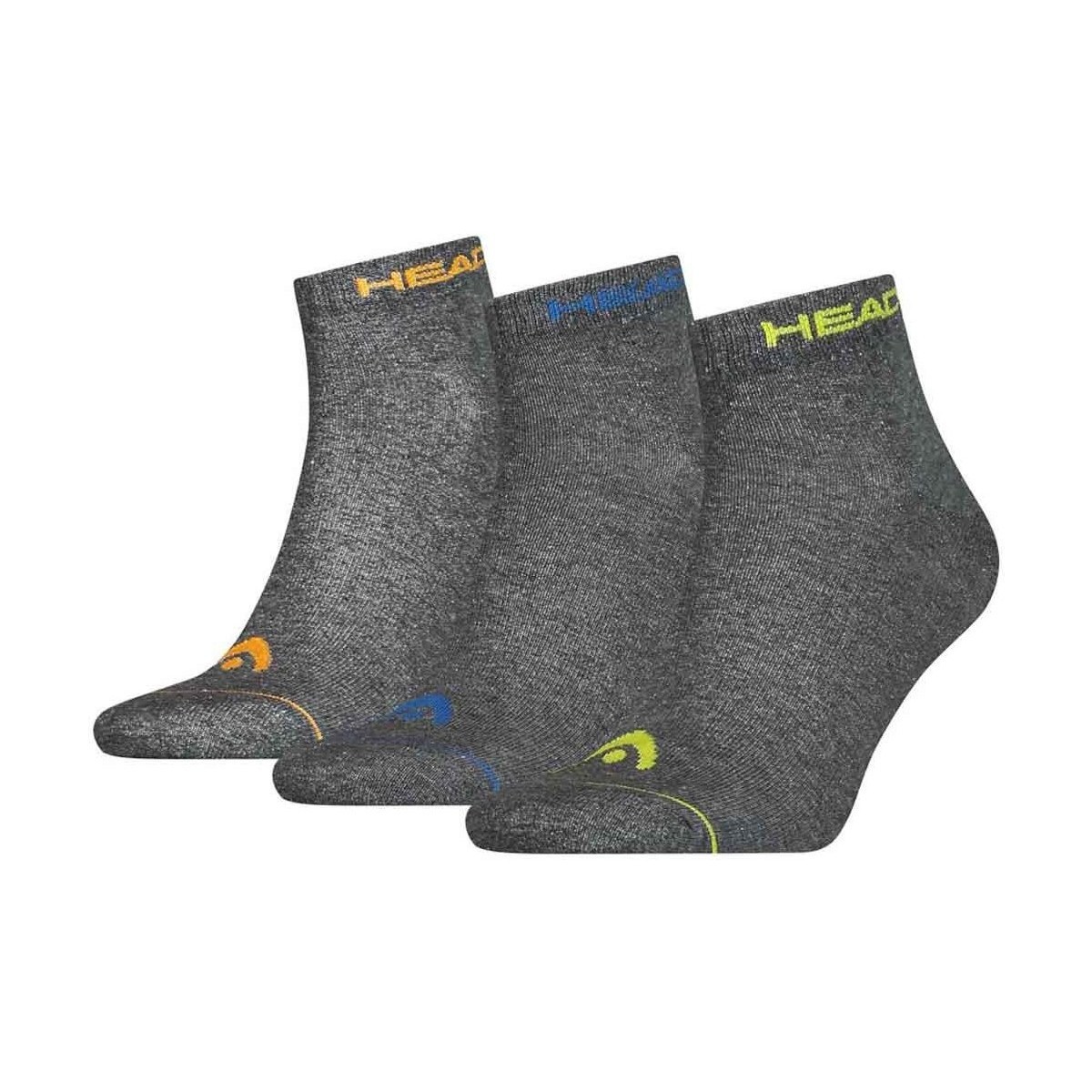Шкарпетки Head QUARTER 3PPK UNISEX темно-сірий Уні 35-38 Шкарпетки Head QUARTER 3PPK UNISEX темно-сірий Уні 35-38