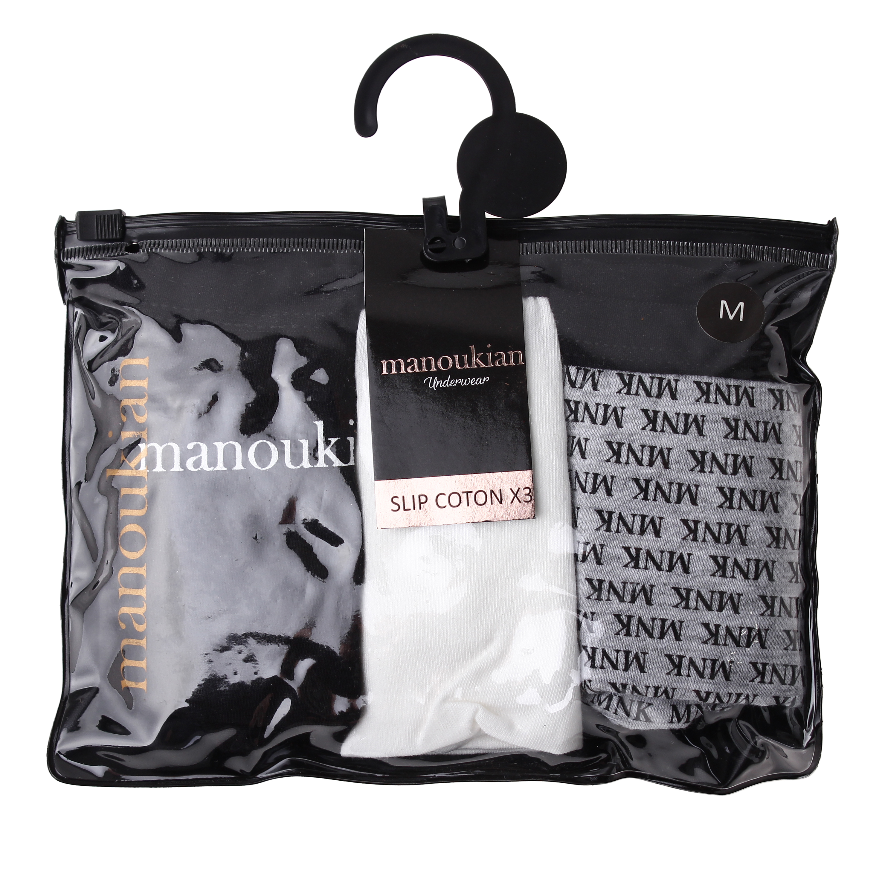 Трусы Manoukian SLIPS-X3-FEMME серый, черный, белый Жен M Трусы Manoukian SLIPS-X3-FEMME серый, черный, белый Жен M