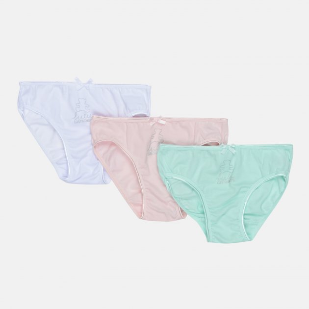 Труси Lula Castagnette SLIP X3 ENFANT FILLE LULU бірюзовий, рожевий, білий Діт 4/5 Труси Lula Castagnette SLIP X3 ENFANT FILLE LULU бірюзовий, рожевий, білий Діт 4/5