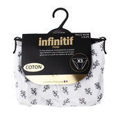 Трусы Infinitif SLI SLIP F белый, темно-серый, светло-серый Жен 46-48. Изображение №5 Трусы Infinitif SLI SLIP F белый, темно-серый, светло-серый Жен 46-48. Изображение №5